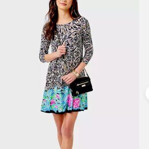 Lilly Pulitzer Ophelia Swing Dress Large Animal Print
